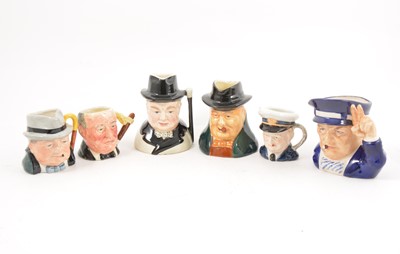 Lot 163 - Churchill interest; character jugs