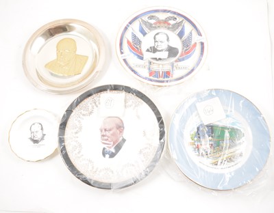 Lot 138 - Churchill interest - A collection of commemorative plates, including limited editions