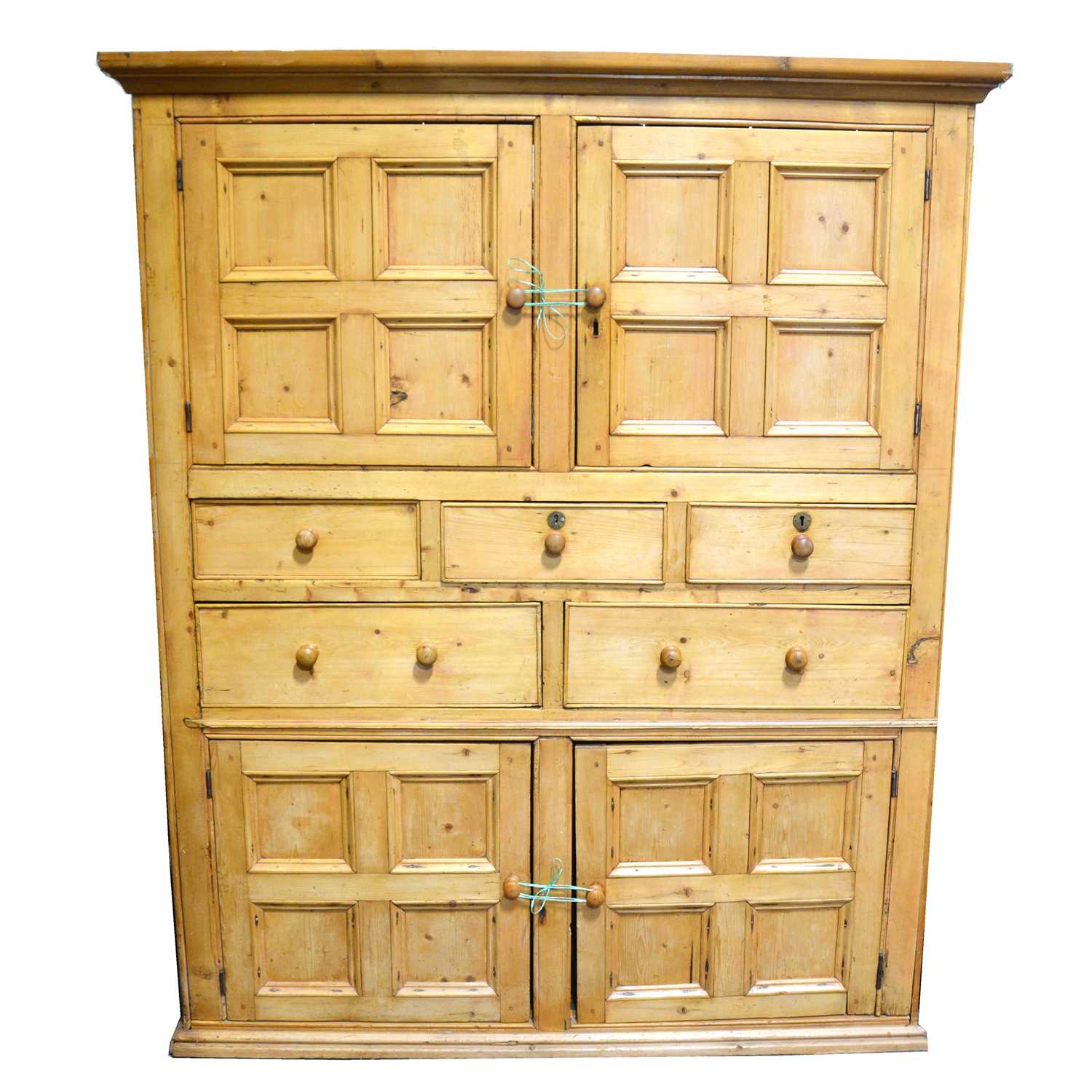 Lot 523 PIne pantry cupboard