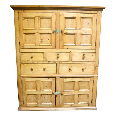 Lot 523 - PIne pantry cupboard