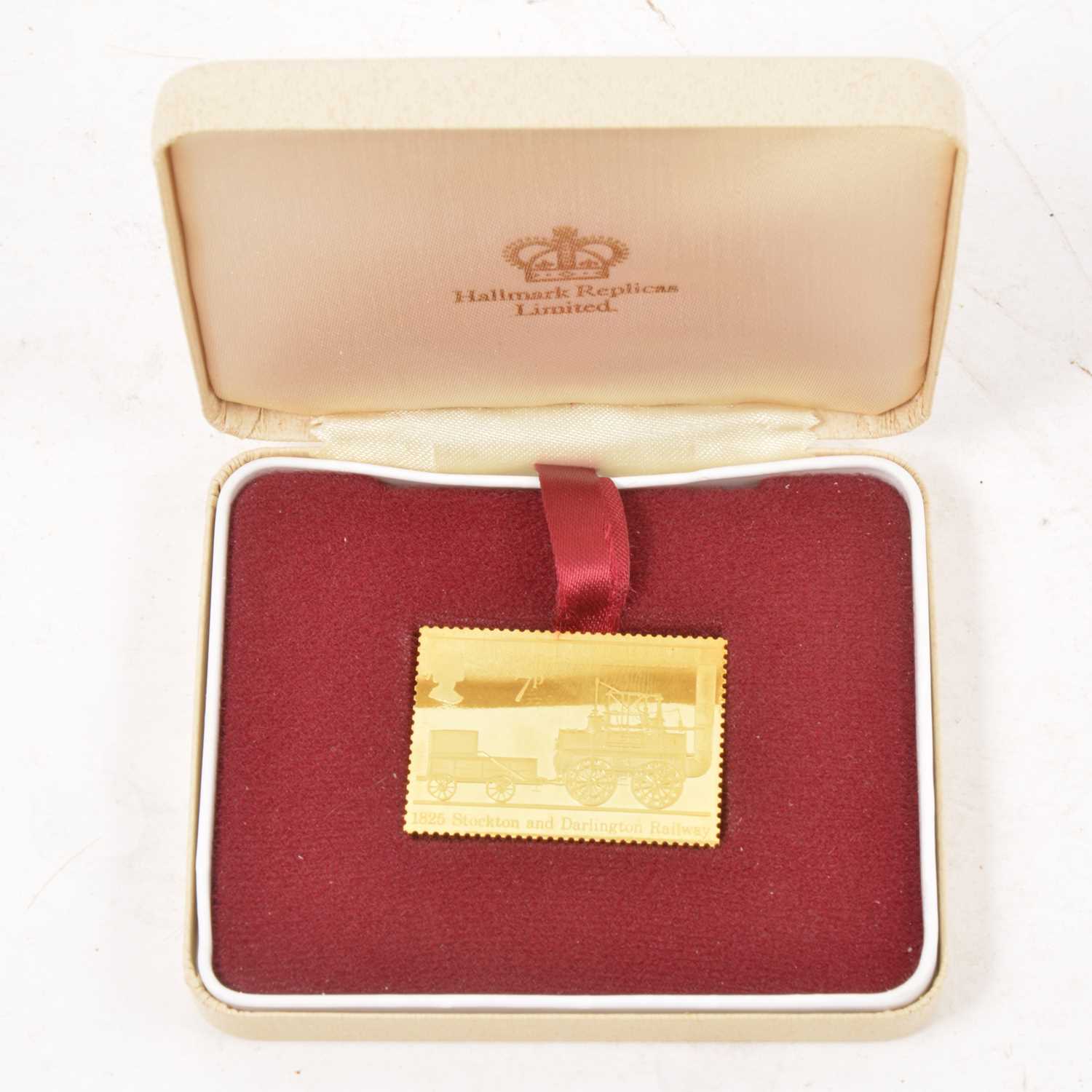 Lot 306 22ct gold stamp replica