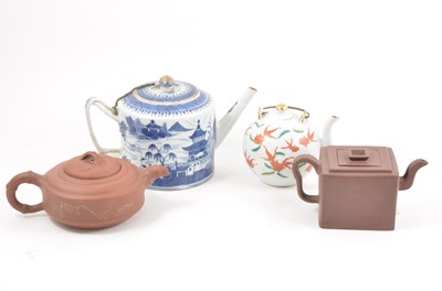 Lot 155 - Four Chinese teapots