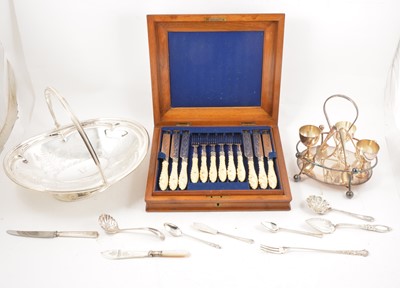 Lot 211 - Collection of silver plated cutlery