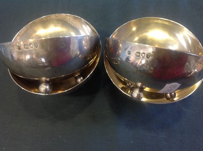 Lot 117 - A set of five silver finger bowls, Goldsmiths & Silversmiths Co (William Gibson & John Lawrence Langman), London 1893 and 1894