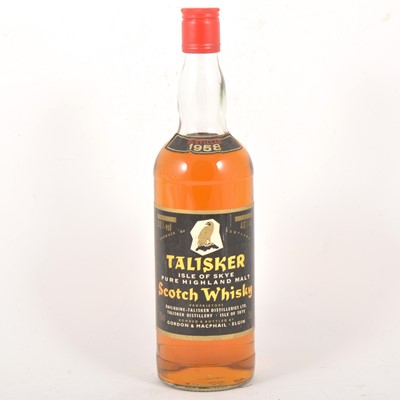 Lot 405 - Talisker, 1958, single Island malt Scotch whisky, Gordon & MaPhail, 1980s bottling