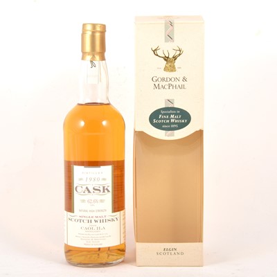 Lot 396 - Caol Ila 1980, cask strength single Islay malt Scotch whisky, Gordon & MacPhail