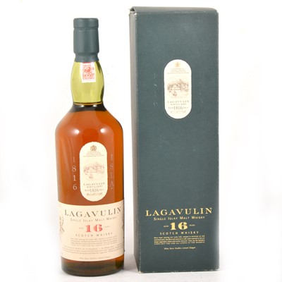 Lot 400 - Lagavulin, 16 year old, single Islay malt Scotch whisky, White Horse bottling