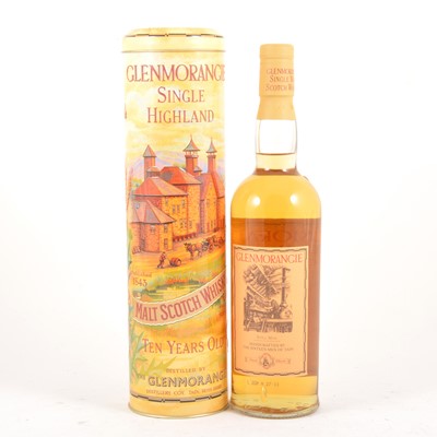 Lot 360 - Glenmorangie, 10 year old, single Highland malt Scotch whisky, Distillery tin