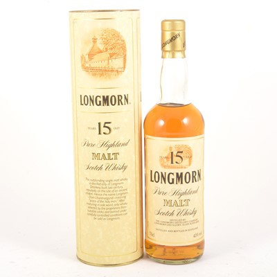 Lot 364 - Longmorn, 15 year old, single Highland malt Scotch whisky, 1980s bottling