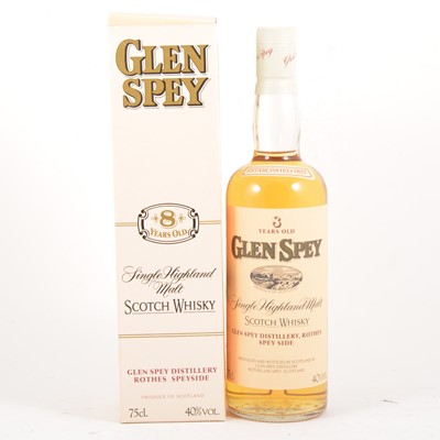 Lot 378 - Glen Spey, 8 year old, single Speyside malt Scotch whisky, 1980s bottling