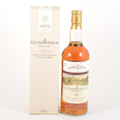 Lot 359 - Glendronach Original, 12 year old, single Highland malt Scotch whisky, 1980s bottling