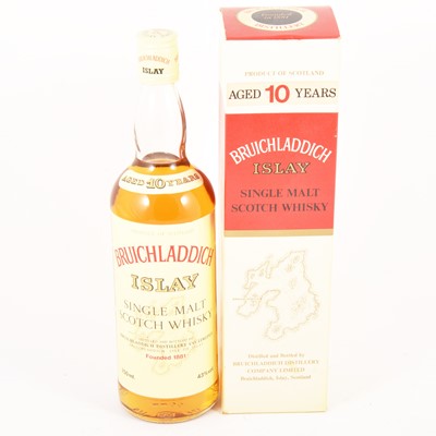 Lot 392 - Bruichladdich, 10 year old, single Islay malt Scotch whisky, early 1980s bottling