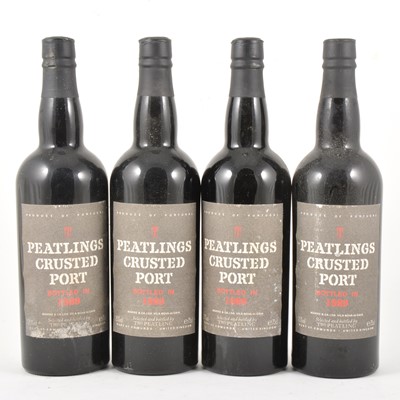 Lot 332 - Warres, 1989 vintage crusted port, bottled by Peatlings