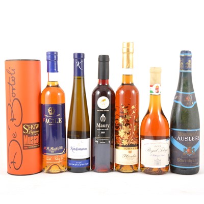 Lot 303 - Assorted dessert, sweet wines, and liqueurs