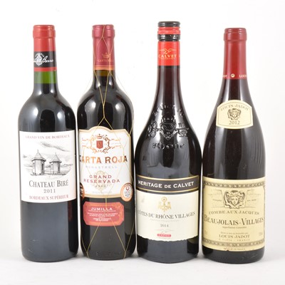 Lot 258 - Eleven bottles of assorted red table wines