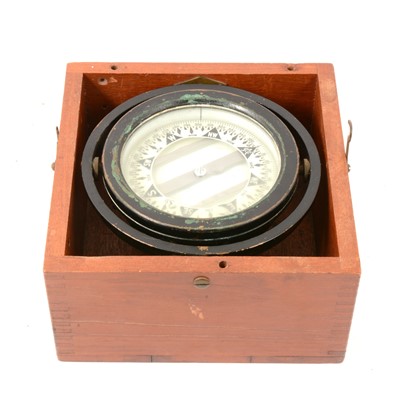 Lot 152 - Wilcox-Cruttenden marine gimballed compass