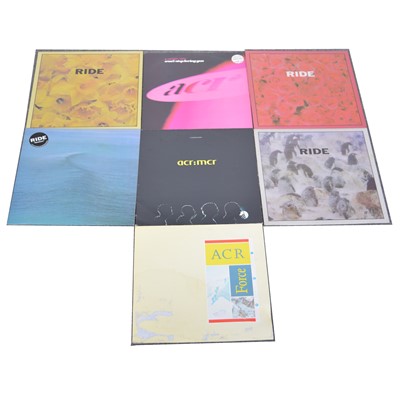 Lot 60 - Ride and A Certain Ratio; Seven LP and 12" EP records