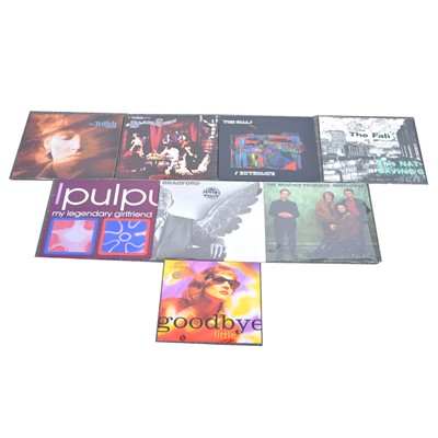 Lot 53 - Eight LP and 12" EP records; including Pulp - My Legendary Girlfriend, Bradford - Shouting Quietly (with free single), etc