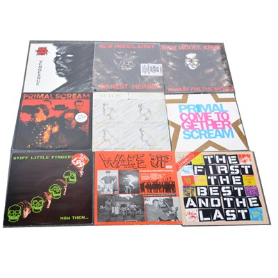 Lot 50 - Twenty-Two mostly Punk and Rock LP and 12" EP records; including Redskins  etc