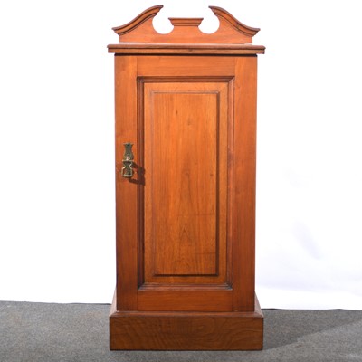 Lot 497 - Victorian walnut pot cupboard.