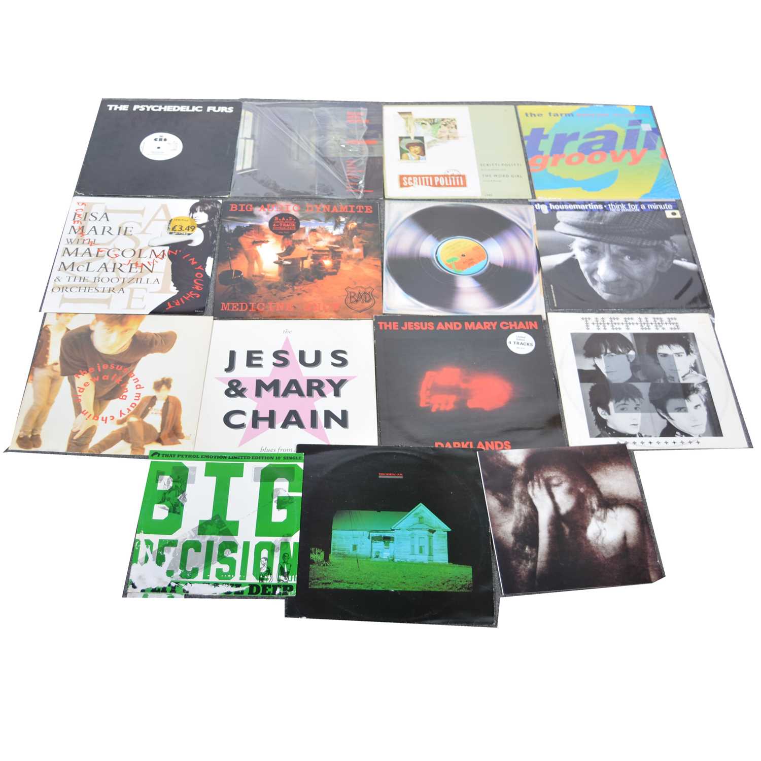 Lot 196 - Forty-Three 12" and 10" EP and single records; including Intatella, Goodbye Mr Mackenzie, Death Cut, Colorbrox etc