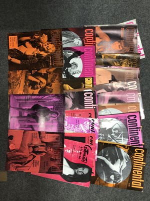 Lot 224 - A quantity of vintage adult magazines and comics, to include Continental Film Review, Esquire Girl calendars, "Oh, Wicked Wanda" etc.