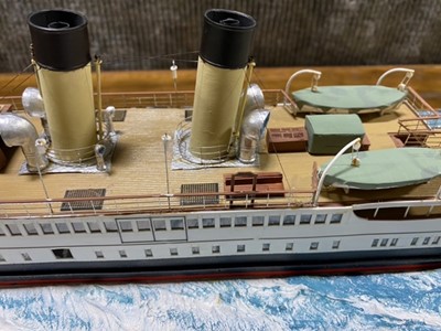 Lot 48 - Model of the SS Duchess of Hamilton Glasgow by J G Wood, circa 1990s