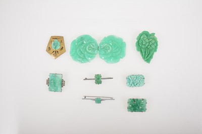 Lot 352 - Costume jewellery influenced from The Chinese Art Exhibition of 1935-1936.