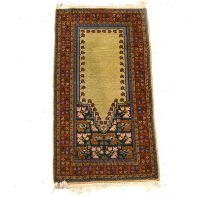 Lot 578 - Persian prayer rug and three other rugs