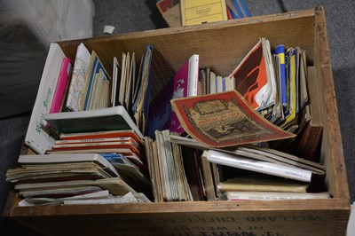 Lot 270 - A good quantity of fold-up maps, in a wooden crate