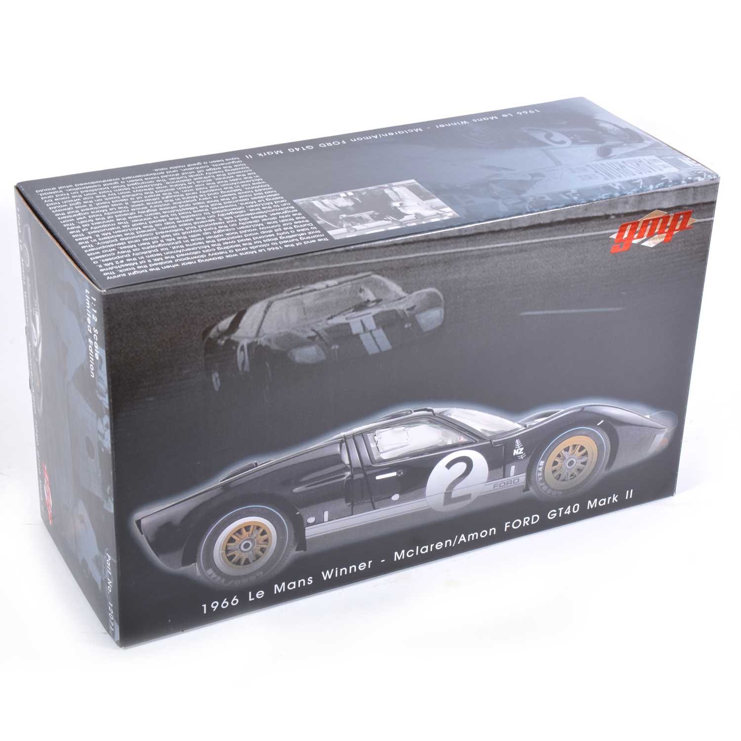 Lot 125 - GMP Real Art Replicas 1:12 scale model; Ford GT40 MkIV (1966)