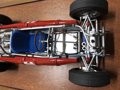 Lot 174 - MG Model Plus 1:12 scale model; Ferrari Dino 156, F1 world champion (1961)