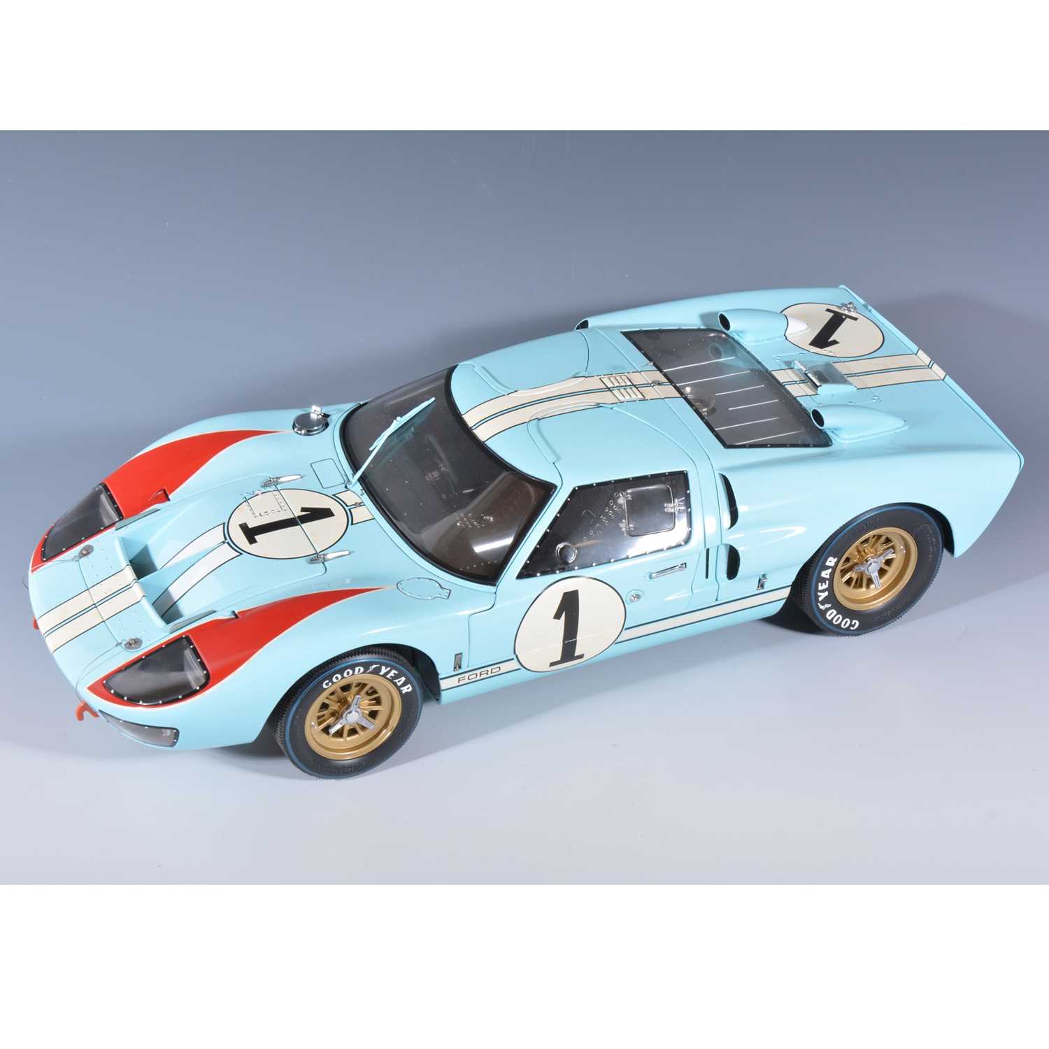 良好品】 1/10 EXOTO フォード GT40 Mk Ⅱ 1966 Le Mans ミニカー 