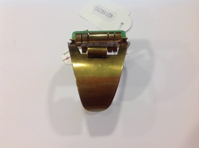 Lot 367 - A 1930s Art Deco Hippocampe bangle retailed by JHP of Paris