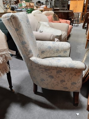 Lot 421 - Early Victorian easy chair