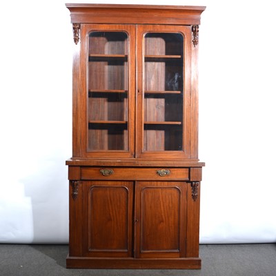 Lot 461 - Victorian mahogany bookcase.