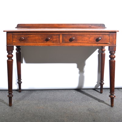 Lot 467 - Victorian mahogany side table.