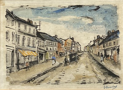 Lot 341 - After Maurice de Vlaminck, - The Popular Street