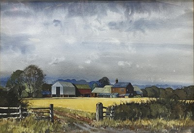 Lot 339 - E R Roberts - Summer Evening, near Huncote.