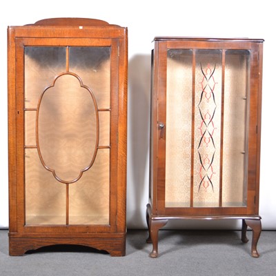 Lot 445 - China cabinets.