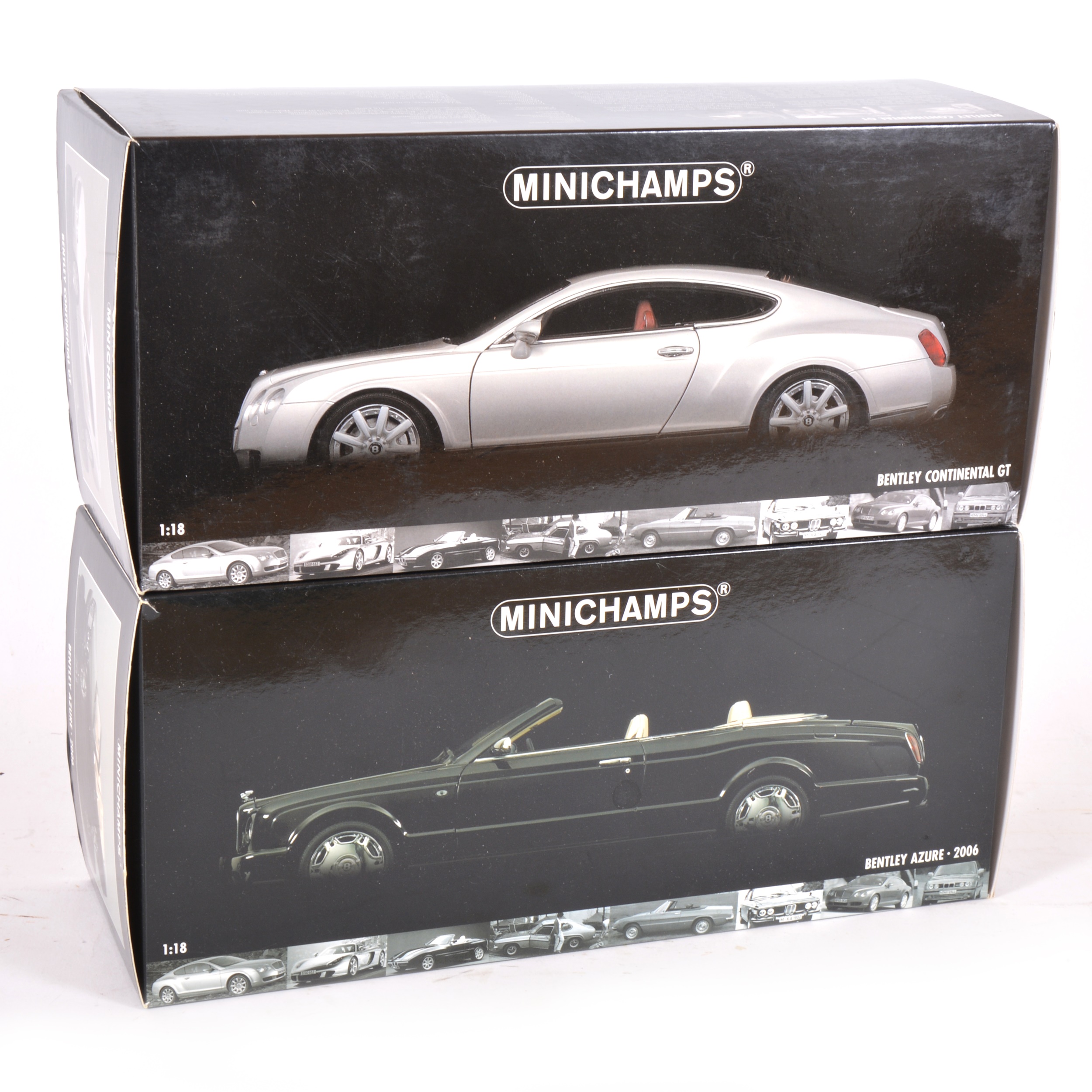 Lot 55 - Two Minichamps 1:18 scale models including