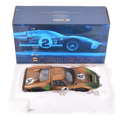 Lot 80 - Exoto 1:18 scale model; Ford GT40 MkII (1966)