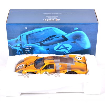 Lot 82 - Exoto 1:18 scale model; Ford GT40 FLXS - Le Mans (1967)