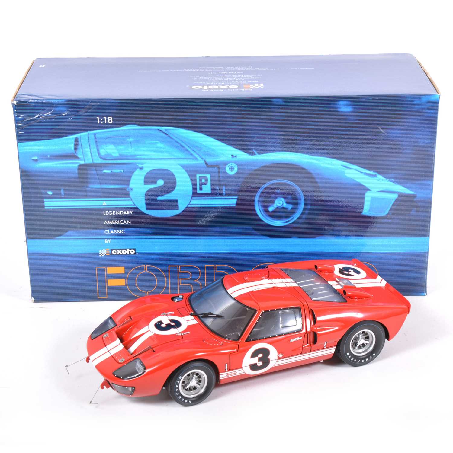 Lot 83 - Exoto 1:18 scale model: Ford GT40 MkII (1966)