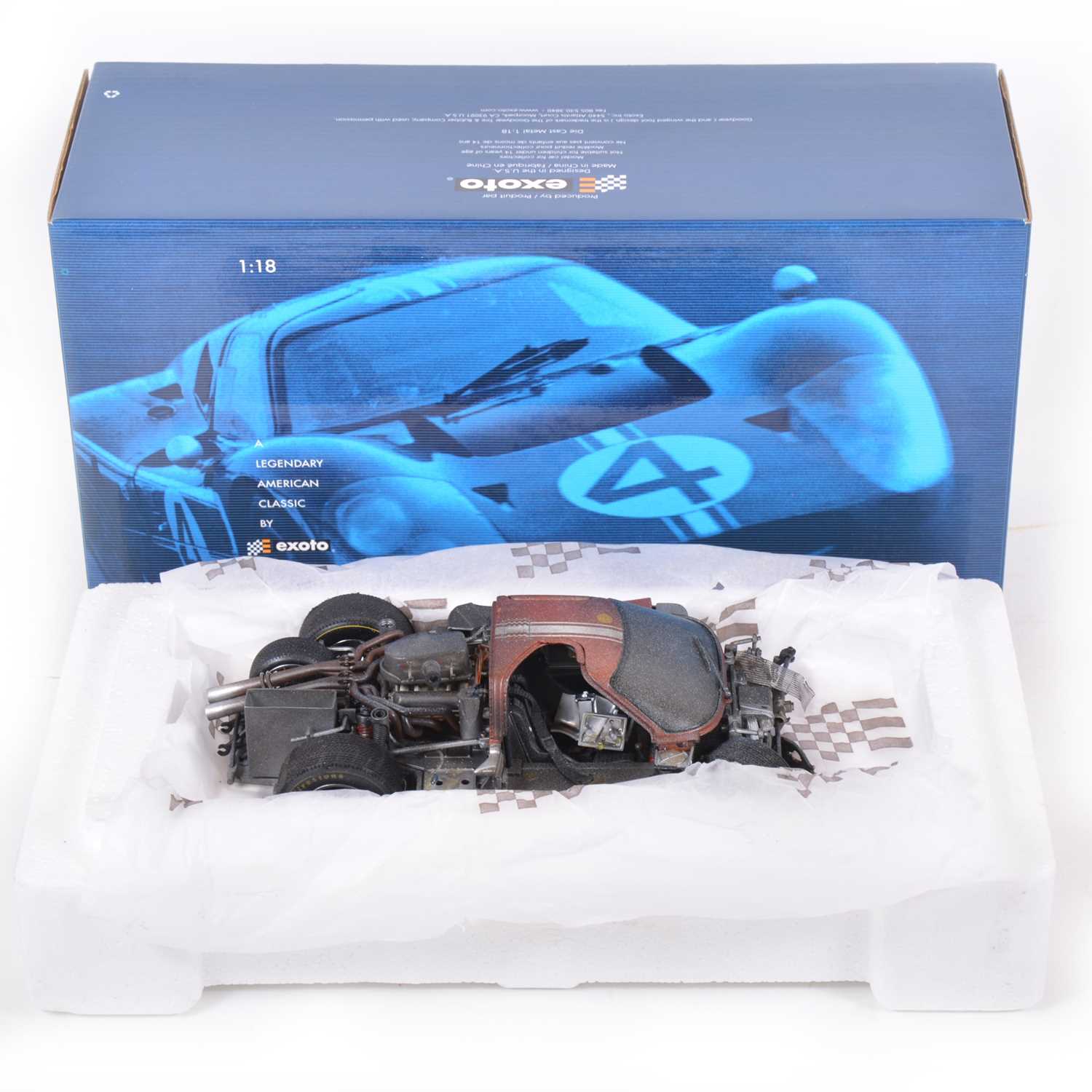 Lot 85 - Exoto 1:18 scale model; Ford GT40 Mk IV - Le Lot 85 - Exoto 1:18 scale model; Ford GT40 Mk IV - Le
