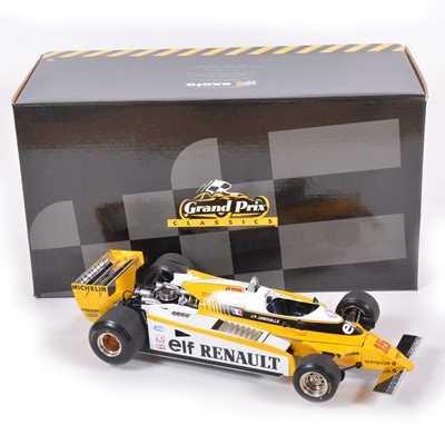 Lot 99 - Exoto 1:18 scale model; Renault RE20 (1980) - Jean-Pierre Jabouille French Grand Prix