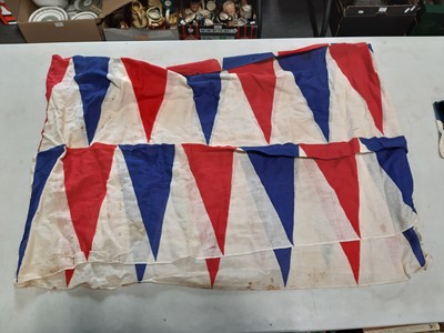 Lot 122 - Selection of hats, bowlers and boaters and flags.