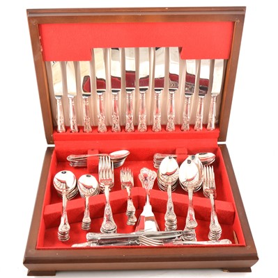 Lot 297 - A canteen of silver-plated cutlery by Butler