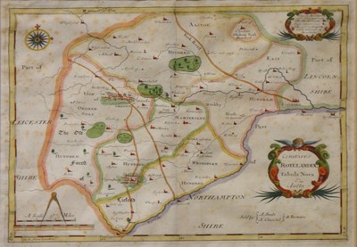 Lot 404 - After Robert Morden, map, Rutland