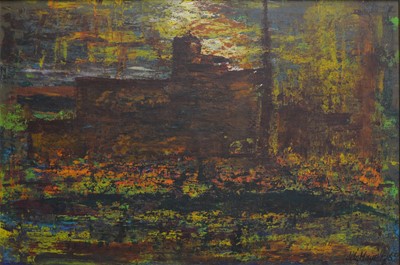 Lot 408 - De La Haye, Moonset Beta, oil